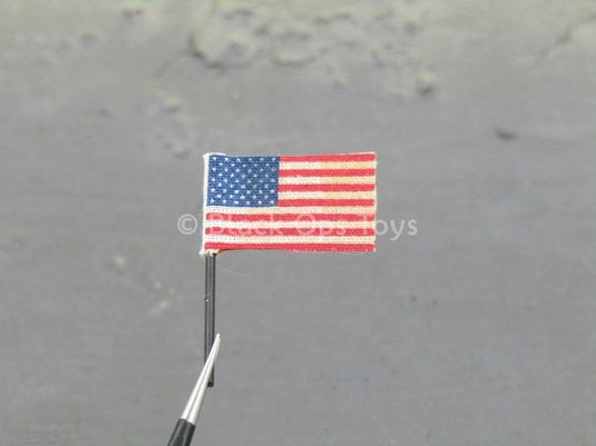 101st Airborne - Saw Gunner - Miniature American Flag