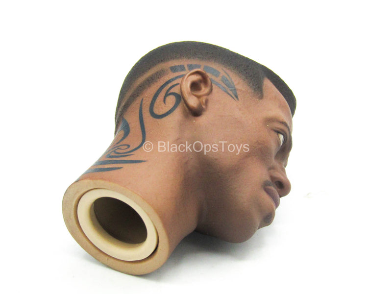 Load image into Gallery viewer, AA Male Head Sculpt w/Neck Tattoos

