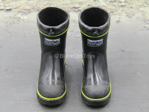 Downtown Union Butcher - Black Boots (Peg Type)
