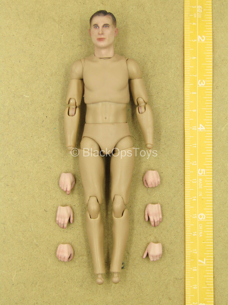 Load image into Gallery viewer, 1/12 - WWII German - Male Base Body w/Head Sculpts &amp; Hands Type 2

