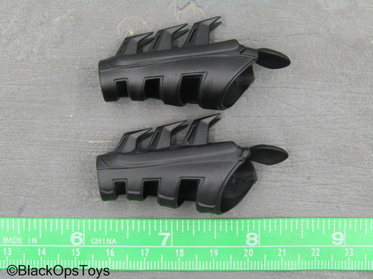 DX Batman - Black Spiked Forearm Gauntlets