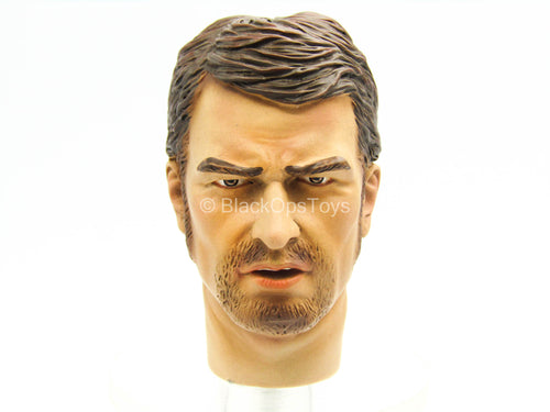 Caucasian Male Head Sculpt w/Beard