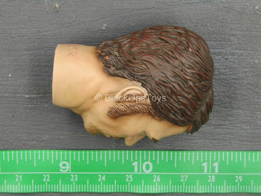 Caucasian Male Head Sculpt w/Beard