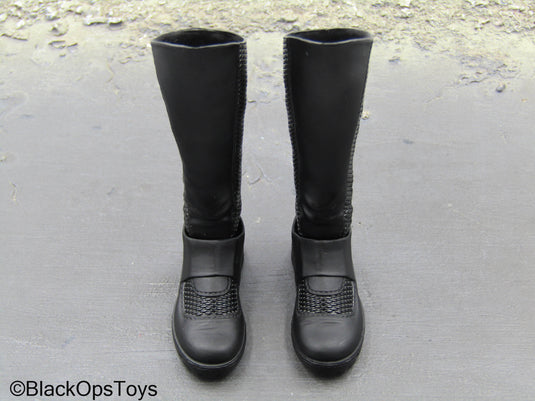 DX Batman - Black 2-Part Boots (Peg Type)