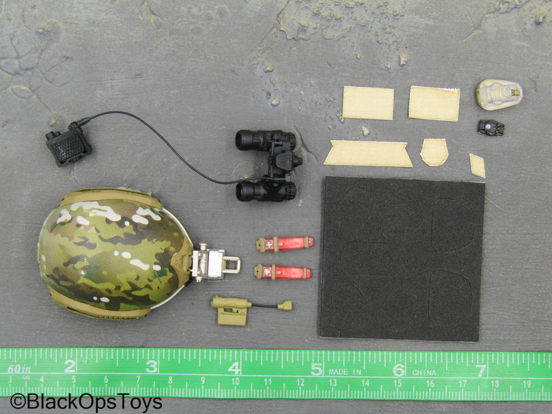 Load image into Gallery viewer, NSWDG Infiltration Team Ver. S - Multicam Helmet w/NVG Set
