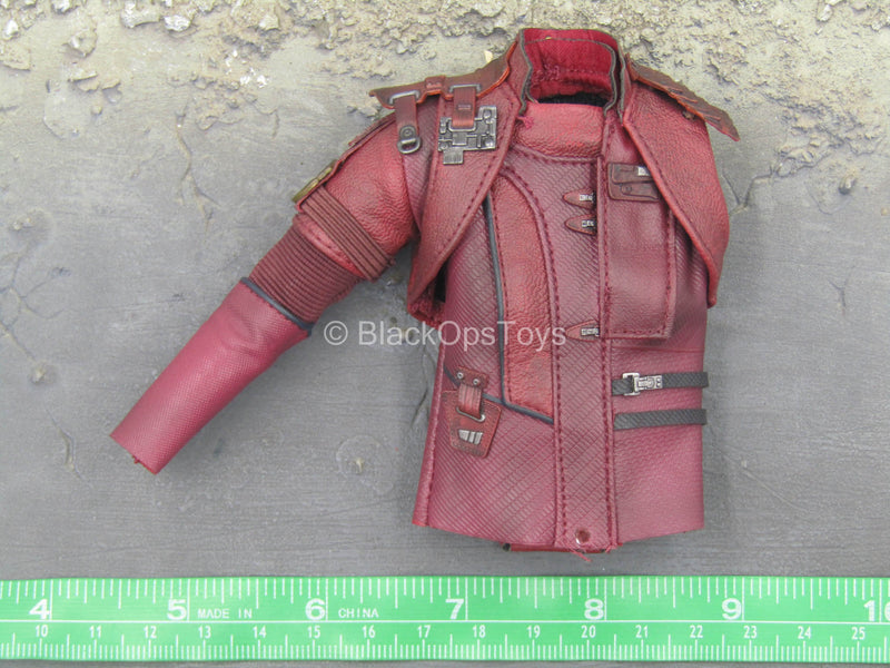 Load image into Gallery viewer, Avengers Endgame - Nebula - Red Leather Like Shirt
