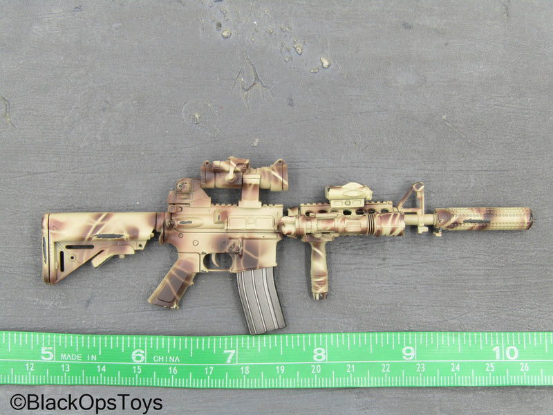 Load image into Gallery viewer, Operation Red Wings Sniper - Desert Camo M4 Rifle w/Attachment Set
