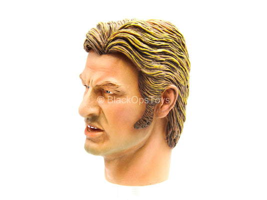 Caucasian Blonde Male Head Sculpt