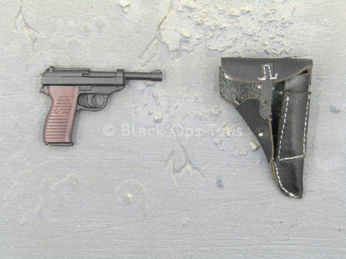 WWII - German WH Radio Operator - Walther P38 w/Holster