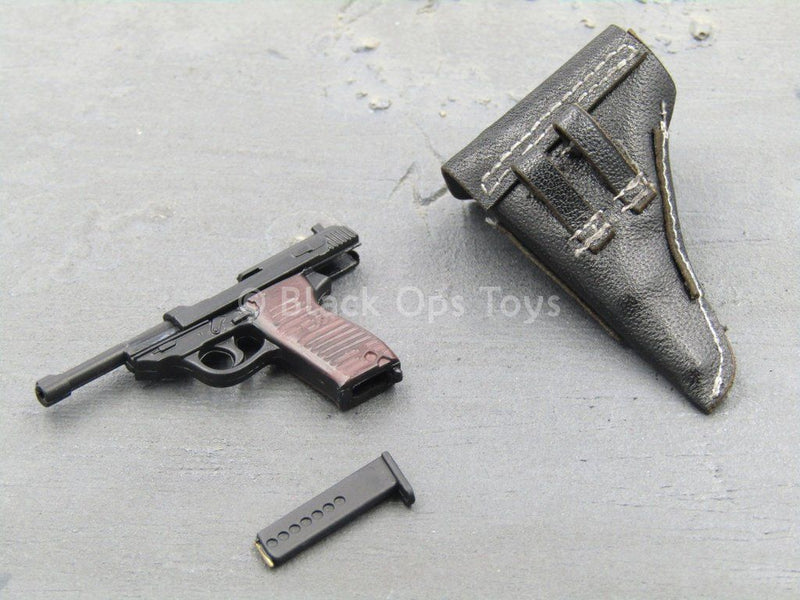 Load image into Gallery viewer, WWII - German WH Radio Operator - Walther P38 w/Holster
