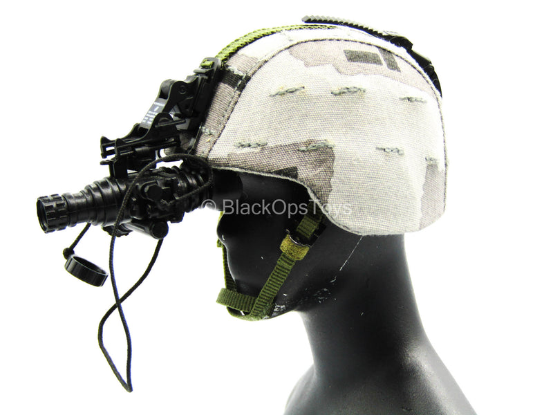 Load image into Gallery viewer, Operation Urban Warrior 99 - Urban Camo Helmet w/NVG Set
