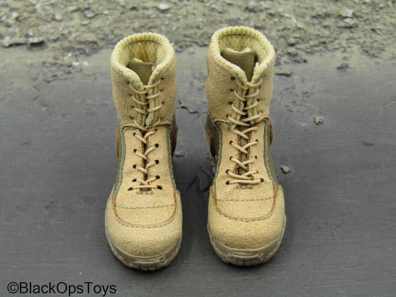 Load image into Gallery viewer, Operation Red Wings Corpsman - Tan Combat Boots (Foot Type)
