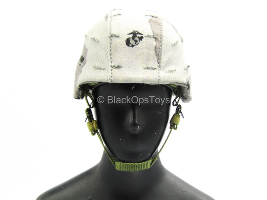 US Marine Gunnery Sergeant Crews - Urban Camo Helmet