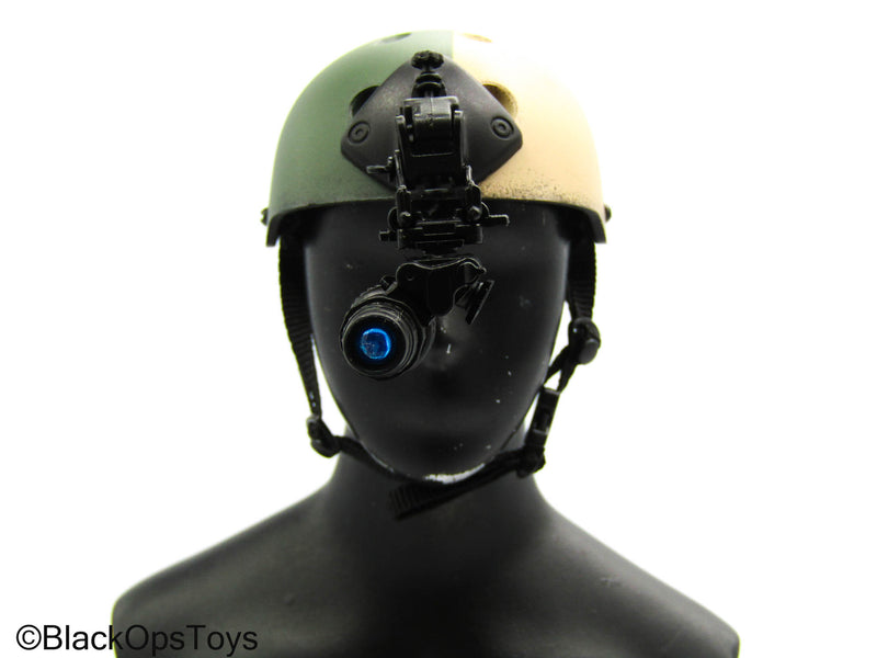 Load image into Gallery viewer, Operation Red Wings Corpsman - Multicolor Helmet w/2 NVG&#39;s
