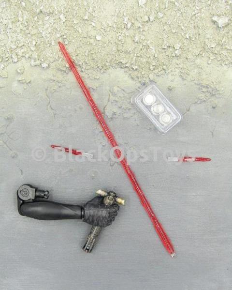 Load image into Gallery viewer, Star Wars Episode VII - Kylo Ren - Red Lightsaber &amp; Arm w/Batteries Included
