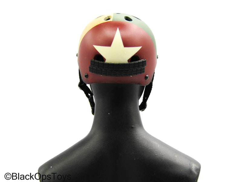 Load image into Gallery viewer, Operation Red Wings Corpsman - Multicolor Helmet w/2 NVG&#39;s
