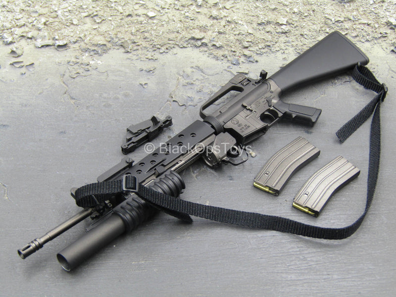 Load image into Gallery viewer, US Marine Gunnery Sergeant Crews - M16 Rifle w/M203 Grenade Launcher
