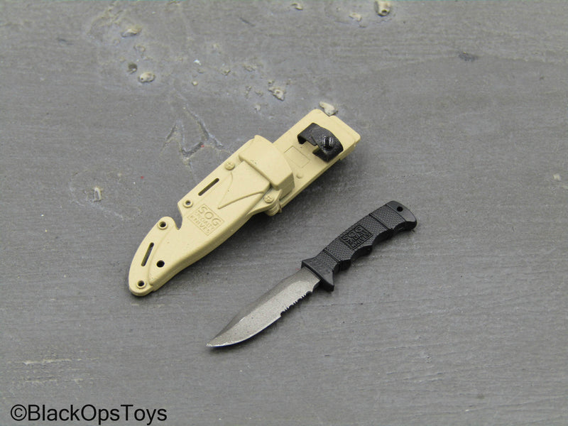 Load image into Gallery viewer, Operation Red Wings Corpsman - Knife w/Tan Sheath
