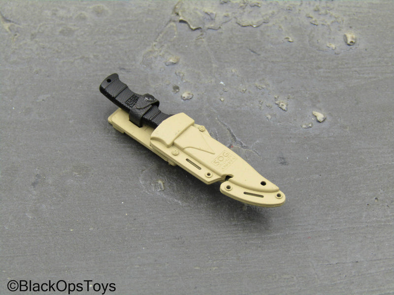 Load image into Gallery viewer, Operation Red Wings Corpsman - Knife w/Tan Sheath
