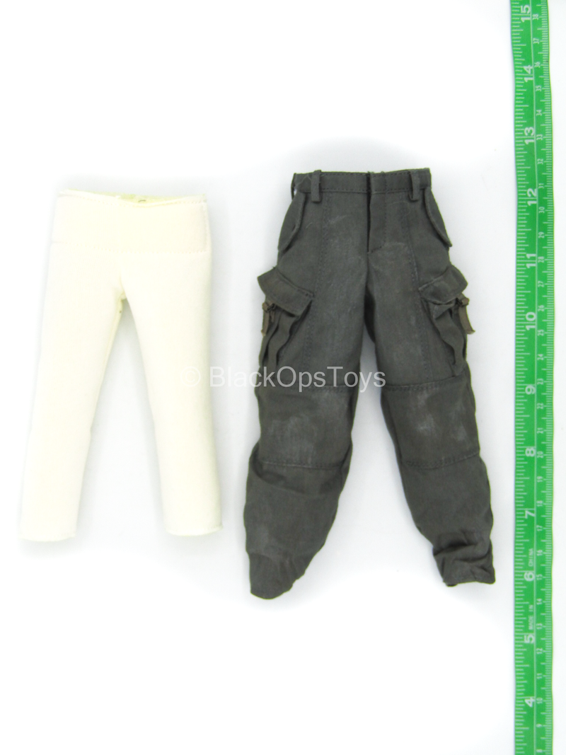 Load image into Gallery viewer, The Mechanical - Weathered Grey Pants w/Padding
