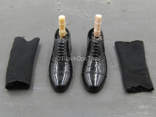 Pulp Fiction - Vincent - Black Shoes w/Socks (Peg Type)
