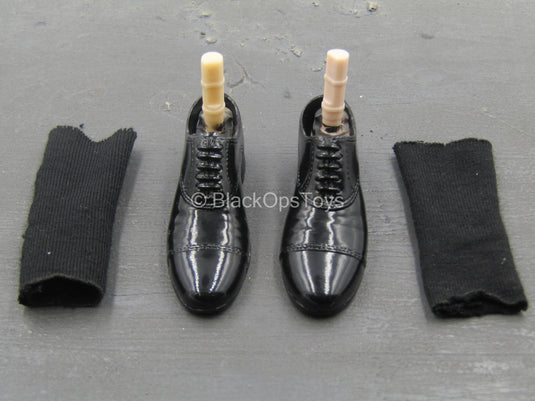 Pulp Fiction - Vincent - Black Shoes w/Socks (Peg Type)