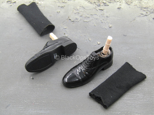 Pulp Fiction - Vincent - Black Shoes w/Socks (Peg Type)