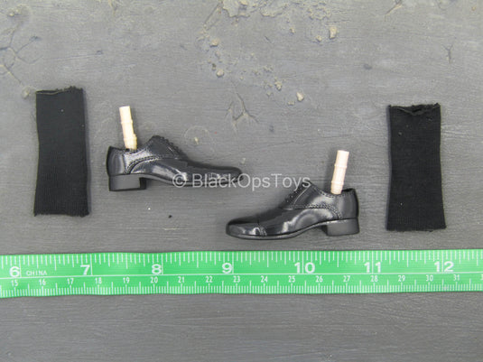 Pulp Fiction - Vincent - Black Shoes w/Socks (Peg Type)