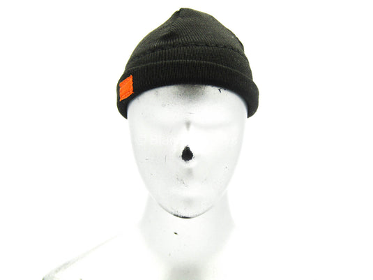 Quarantine Zone Agent - Black Beanie w/Orange Patch
