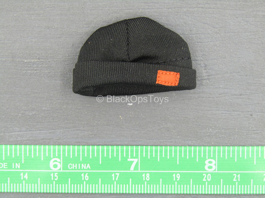 Quarantine Zone Agent - Black Beanie w/Orange Patch