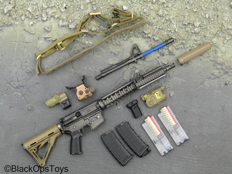 Load image into Gallery viewer, 31st Marine Expeditionary Unit - MK18 Rifle w/Attachments &amp; Training Barrel
