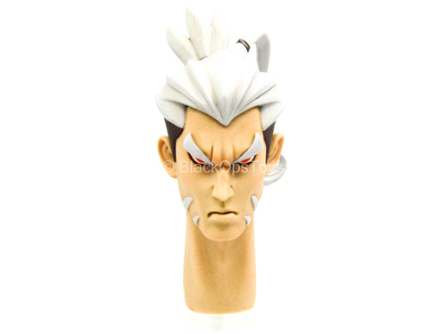 Ninkyo Seiji - Male Anime Head Sculpt w/Base Figure Stand