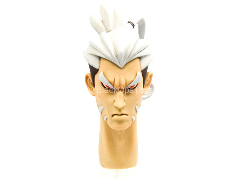 Load image into Gallery viewer, Ninkyo Seiji - Male Anime Head Sculpt w/Base Figure Stand
