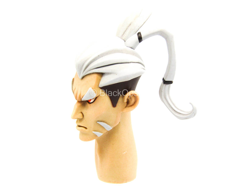 Load image into Gallery viewer, Ninkyo Seiji - Male Anime Head Sculpt w/Base Figure Stand
