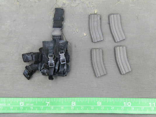 Secret Service Agent - Weathered Drop Leg Magazine Holster w/Magazines