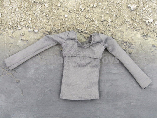 Magic Cube Grey Cut Out Longsleeve T-Shirt