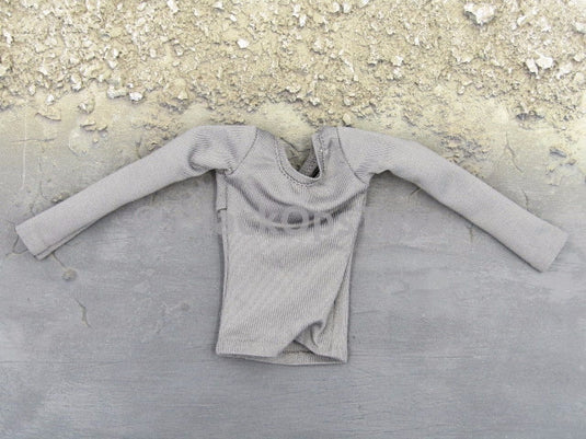 Magic Cube Grey Cut Out Longsleeve T-Shirt