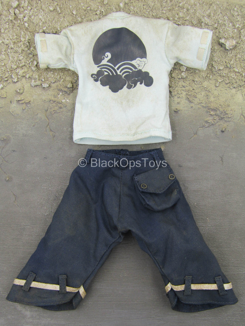 Load image into Gallery viewer, Ninkyo Seiji - Weathered Shirt &amp; Shorts Set
