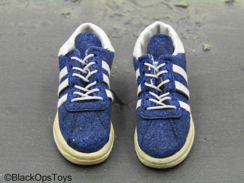 Load image into Gallery viewer, Spetsnaz MVD OSN Vityaz - Blue &amp; White Sneaker Shoes (Foot Type)
