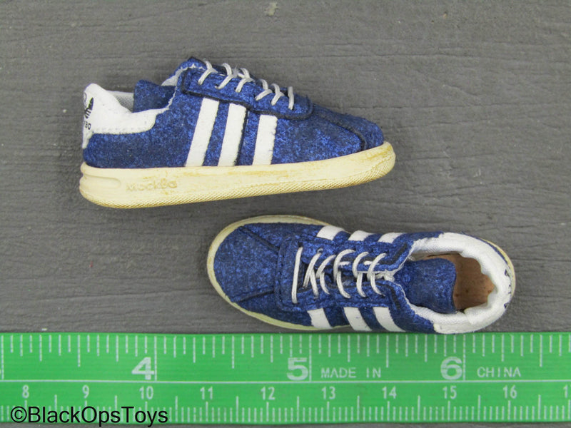 Load image into Gallery viewer, Spetsnaz MVD OSN Vityaz - Blue &amp; White Sneaker Shoes (Foot Type)

