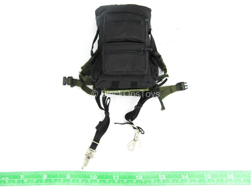 Load image into Gallery viewer, Navy Seal HALO UDT - Black Parachute Backpack
