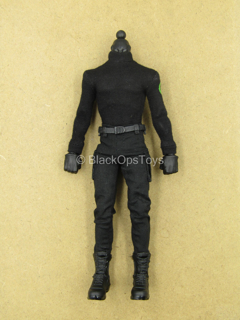 Load image into Gallery viewer, 1/12 - Black Skull Death Brigade - Black Dressed Male Body
