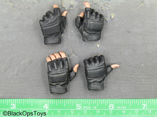 Spetsnaz MVD OSN Vityaz - Black Fingerless Gloved Hand Set