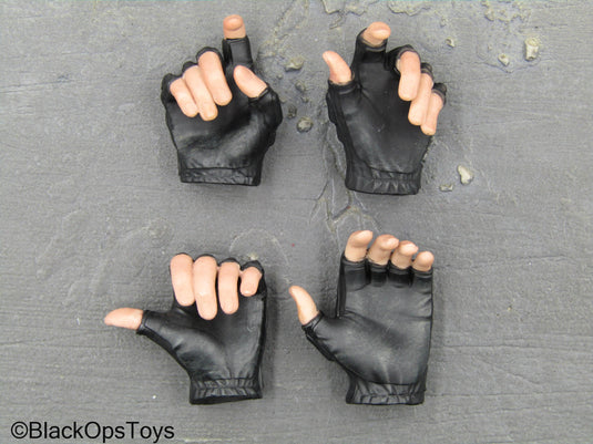 Spetsnaz MVD OSN Vityaz - Black Fingerless Gloved Hand Set
