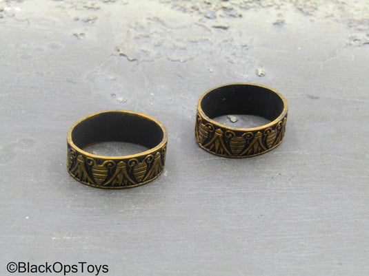 Ramesses The Great Black Ver - Black & Gold Like Bicep Arm Bands