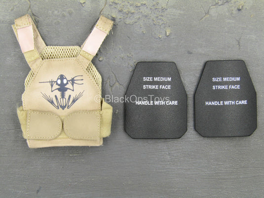 NSW Winter Warfare - Tan Plate Carrier w/Plates