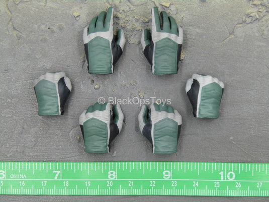 Detective Vigilante - Black, Green & Grey Gloved Hand Set