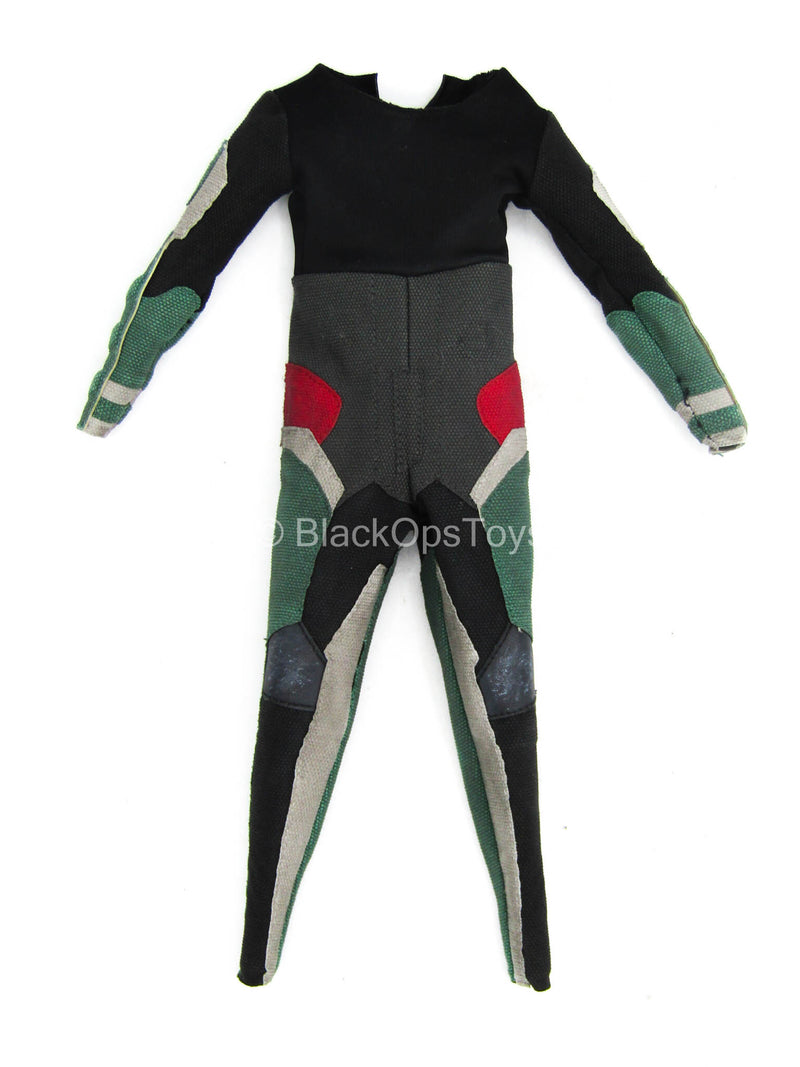 Load image into Gallery viewer, Detective Vigilante - Red, Black, &amp; Green Bodysuit
