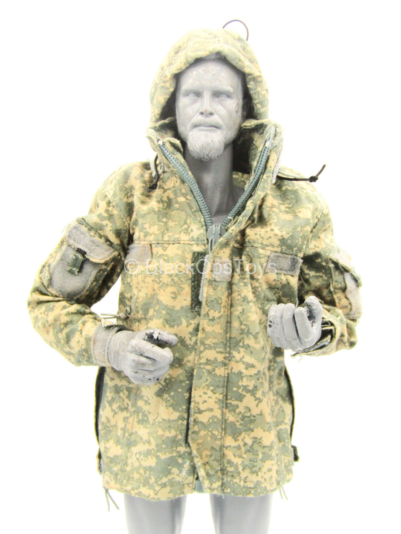 Load image into Gallery viewer, Special Force - Mountain Sniper - ACU Camo Coat w/Hidden Hood
