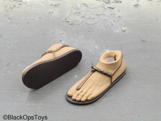 Ramesses The Great Brown Ver - Male Feet In Sandals (Peg Type)